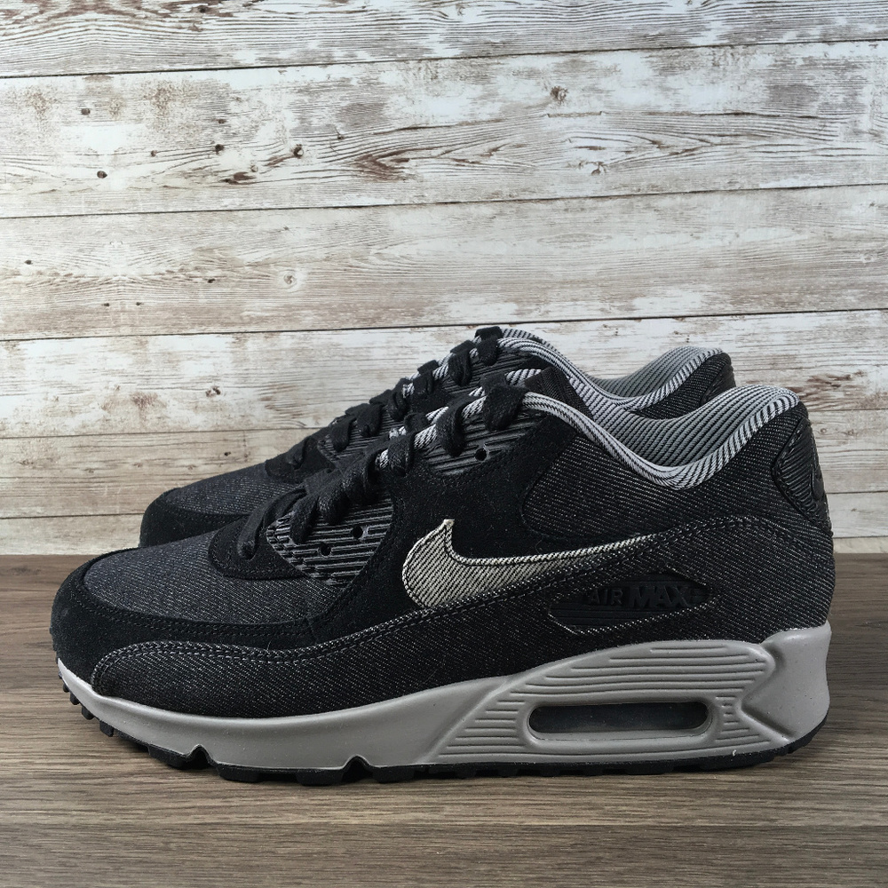 Nike Air Max 90 SE Womens Denim Black Grey NWT - Picture 3 of 7